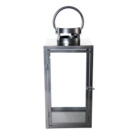 Fallen Fruits Large Grey Outdoor Metal Lantern
