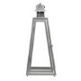 Grey Small Pyramid Metal Lantern - Fallen Fruits