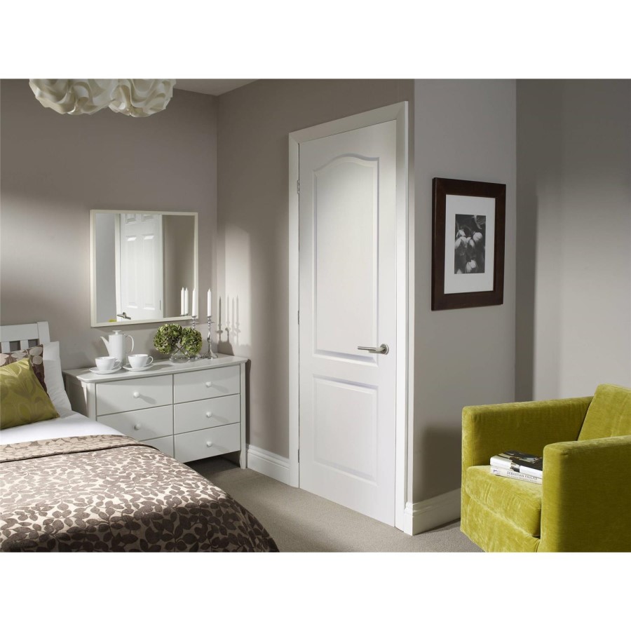 Internal White Door - Unfinished - 1981 x 838 x 35mm - Classique - XL Joinery