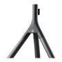 Full Metal Tripod Titanium Grey TV Stand for Screen Size 32-65 inch