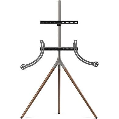 Universal Tripod TV Stand in Dark Wood - TV's up to 65"