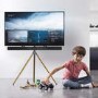 Universal Tripod TV Stand in Light Wood - TV's up to 65"