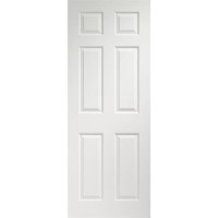 Internal White Painted Door - Pre-Finished - 1981 x 838 x 35mm - Colonist - XL Joinery