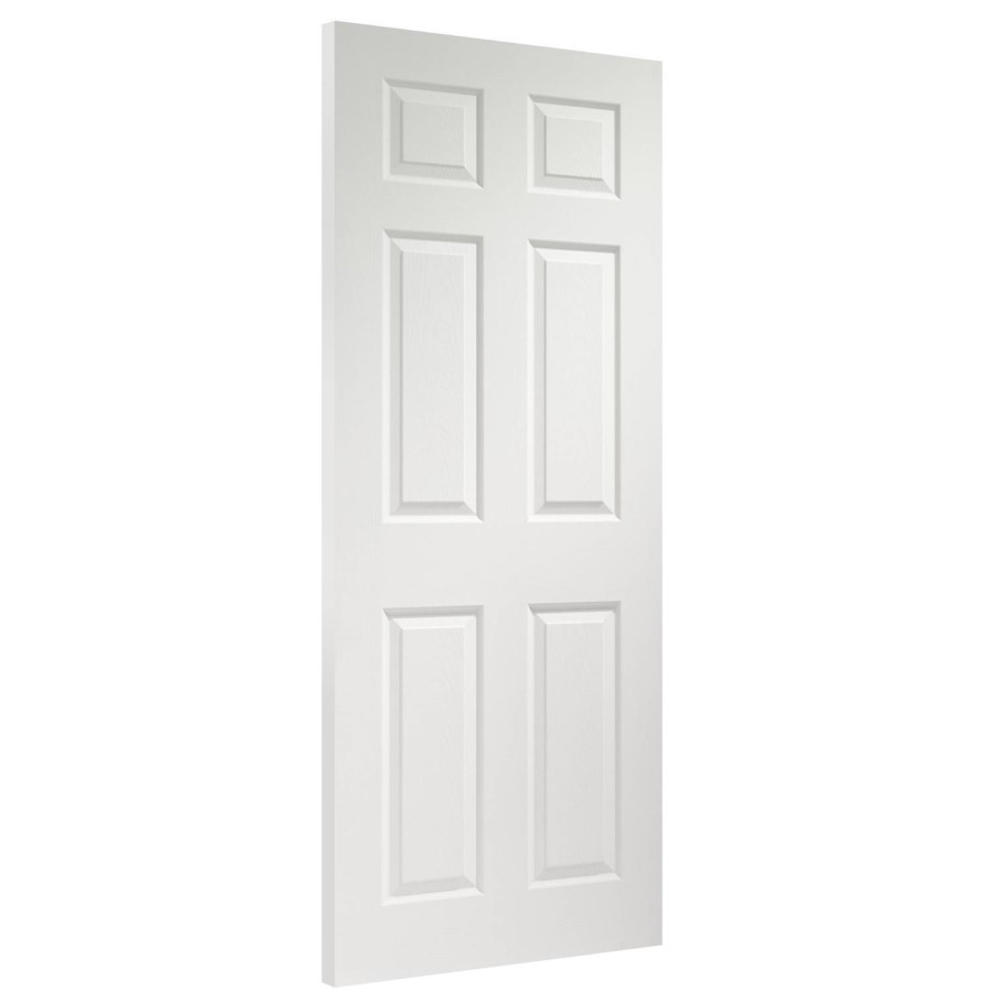Internal White Painted Door - Pre-Finished - 1981 x 838 x 35mm - Colonist - XL Joinery