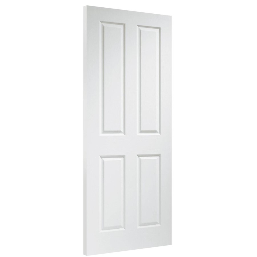Internal White Victorian 4-Panel Door - Unfinished - 1981 x 838 x 35mm - Victoria - XL Joinery