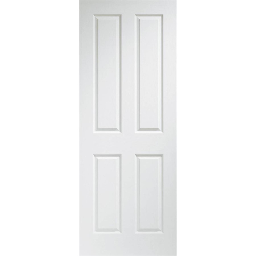 Internal White Victorian 4-Panel Door - Unfinished - 1981 x 838 x 35mm - Victoria - XL Joinery