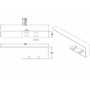 White Designer Wall-Mounted Towel Holder for Steel & Electric Radiators - 520mm
