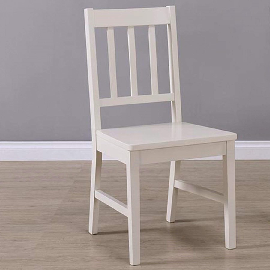 GRADE A1 - New Haven Stone White Dining Chair