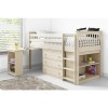 GRADE A2 - Windermere Mid Sleeper in Cream with Pull Out Desk