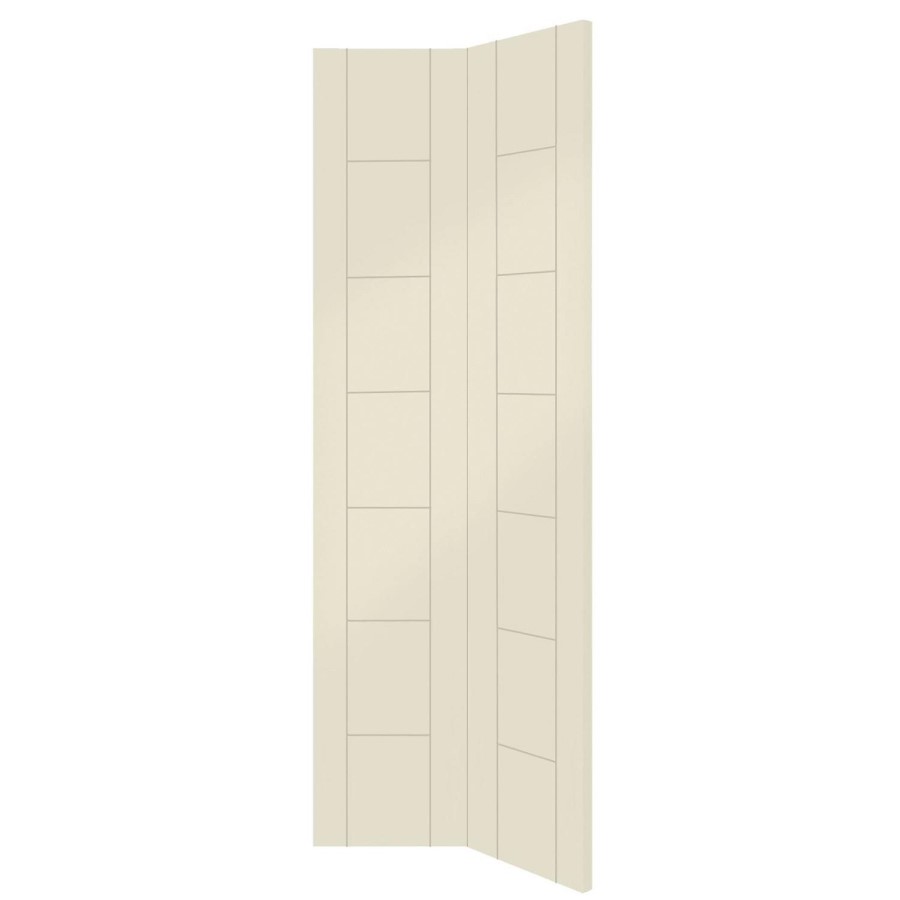 Palermo Internal White Primed Bi-Fold Door - White Primed, 1981 x 686 x 35 mm
