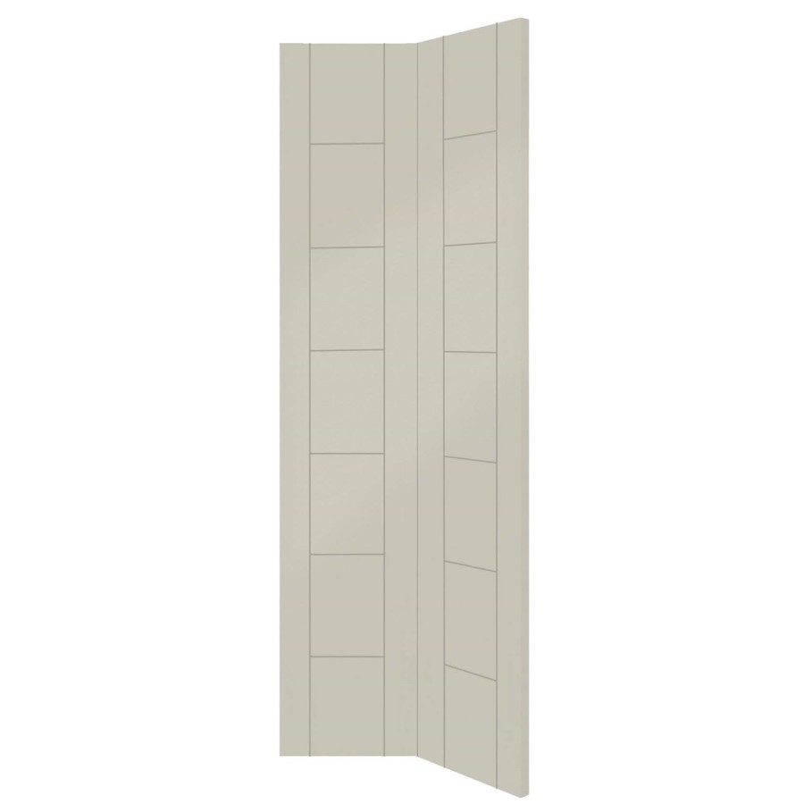 Palermo Internal White Primed Bi-Fold Door - White Primed, 1981 x 686 x 35 mm