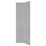 Shaker 4 Panel Bi-Fold Internal White Primed Door - White Primed, 1981 x 686 x 35 mm