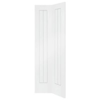 Internal White Primed Suffolk Bi-Fold - White Primed, 1981 x 686 x 35 mm