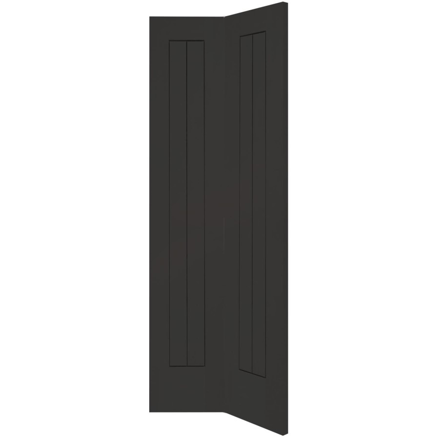 Internal White Primed Suffolk Bi-Fold - White Primed, 1981 x 686 x 35 mm