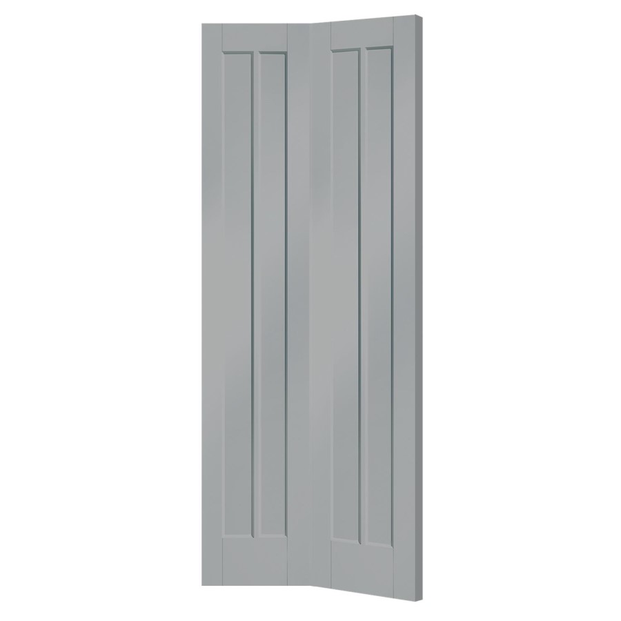 Worcester Internal White Primed Bi-Fold Door - White Primed, 1981 x 686 x 35 mm