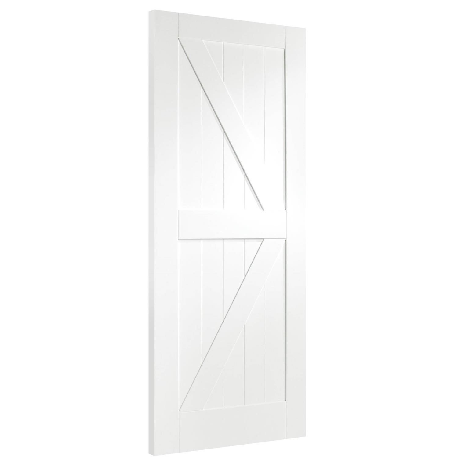 Internal White Primed Cottage Door 1981 X 762 X 35mm Charlbury XL internal-white-primed-cottage-door-1981-x-762-x-35mm-charlbury-xl