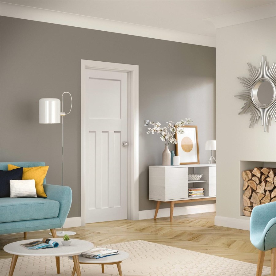 Internal White Primed DX Door - White Primed, 1981 x 686 x 35 mm