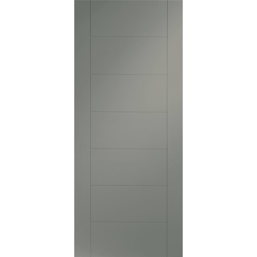 Palermo Internal White Primed Door - 1981 x 762 x 35 mm, White Primed