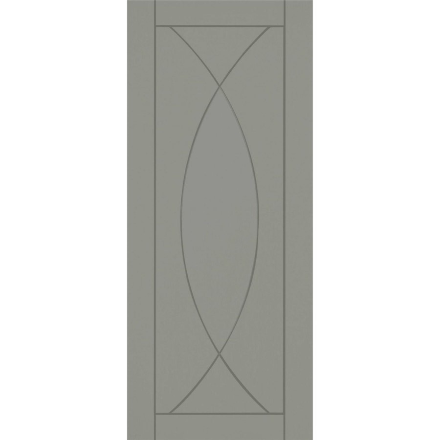 Internal White Primed Pesaro Fire Door - White Primed, 1981 x 838 x 44 mm