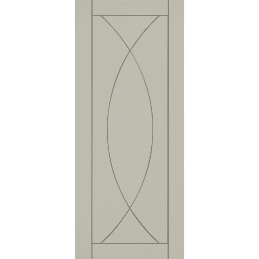 Internal White Primed Pesaro Fire Door - White Primed, 1981 x 838 x 44 mm