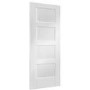Shaker 4 Panel Internal White Primed Door - White Primed, 1981 x 610 x 35 mm