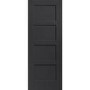 Shaker 4 Panel Internal White Primed Fire Door - White Primed, 1981 x 762 x 44 mm