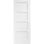 Shaker 4 Panel Internal White Primed Door - White Primed, 1981 x 762 x 35 mm