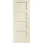 Shaker 4 Panel Internal White Primed Door - White Primed, 1981 x 762 x 35 mm
