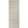Shaker 4 Panel Internal White Primed Door - White Primed, 1981 x 762 x 35 mm