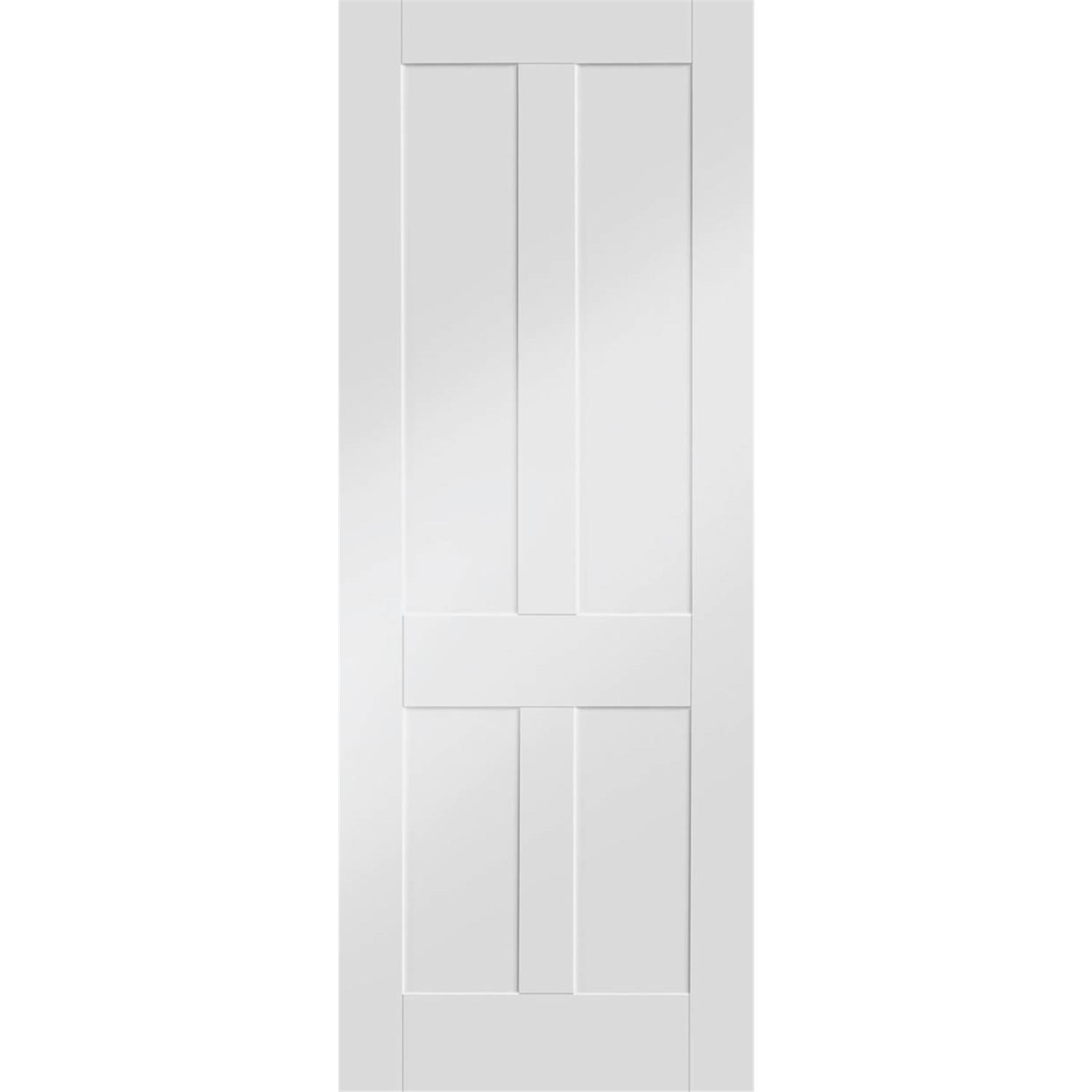 Xl Joinery White Internal Primed Victorian Shaker Fd30 Fire Door - 2040 X 726 X 44Mm - Victoria