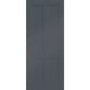 Victorian Shaker Internal White Primed Fire Door - 1981 x 762 x 44 mm, White Primed