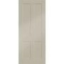 Victorian Shaker Internal White Primed Fire Door - 1981 x 762 x 44 mm, White Primed