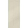 Victorian Shaker Internal White Primed Fire Door - 1981 x 762 x 44 mm, White Primed
