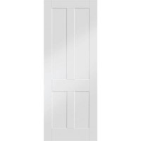 Internal White Primed Victorian Shaker - White Primed, 1981 x 762 x 35 mm