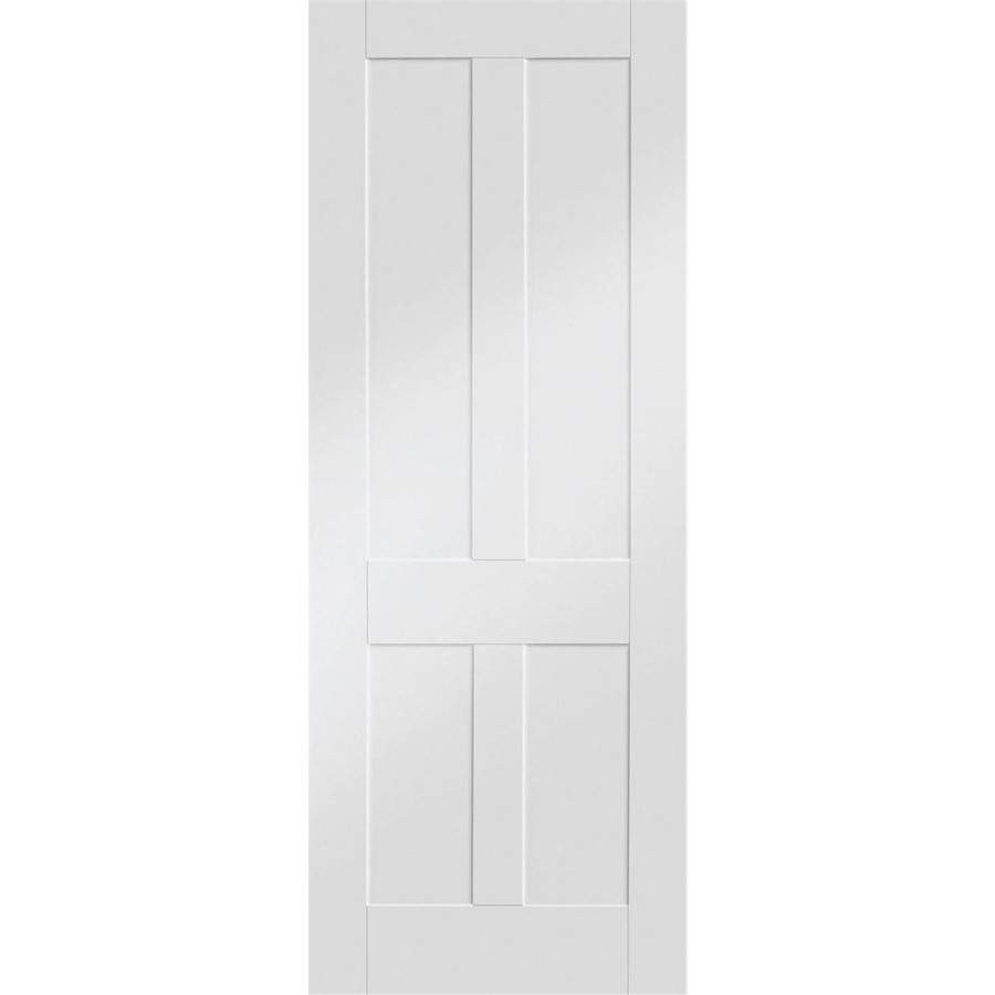 Internal White Primed Victorian Shaker - White Primed, 1981 x 762 x 35 mm