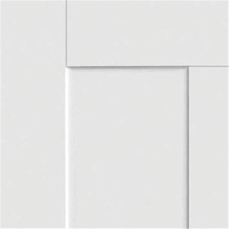 Internal White Primed Victorian Shaker - White Primed, 1981 x 838 x 35 mm