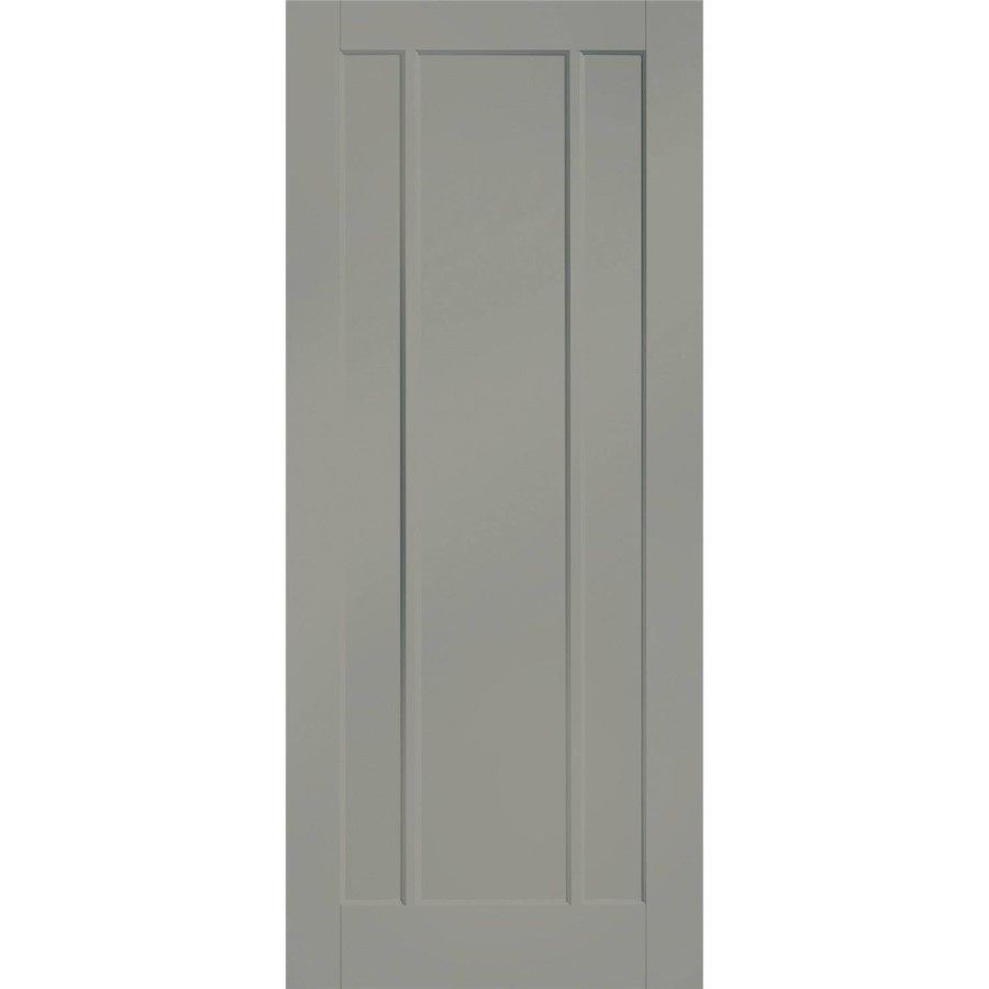 Internal White Primed Worcester Fire Door - White Primed, 2040 x 726 x 44 mm