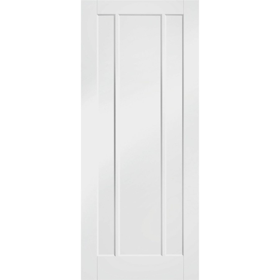 Internal White Primed Worcester Fire Door - White Primed, 2040 x 726 x 44 mm
