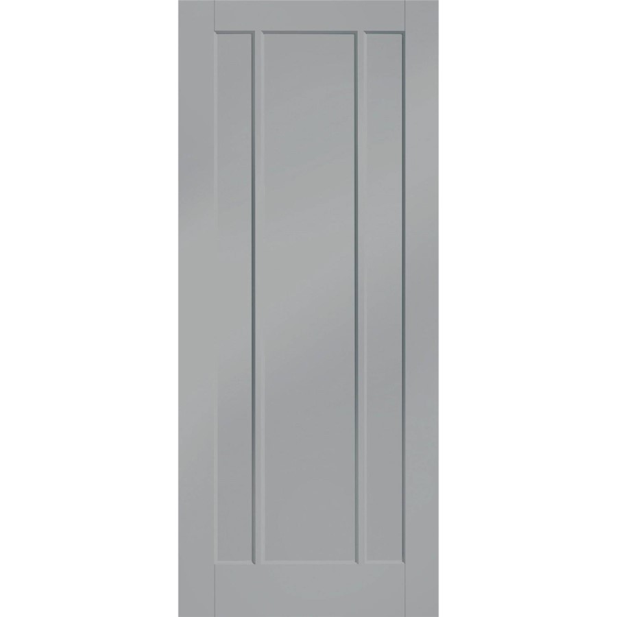 Internal White Primed Worcester Fire Door - White Primed, 2040 x 926 x 44 mm