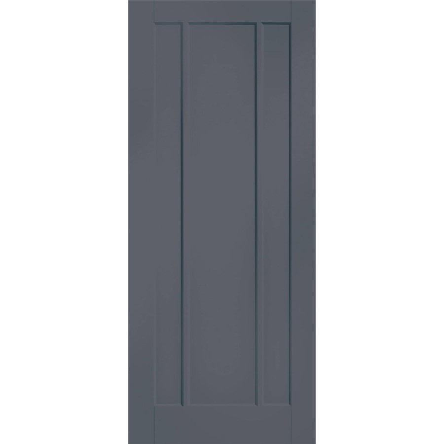 Internal White Primed Worcester Fire Door - White Primed, 2040 x 926 x 44 mm