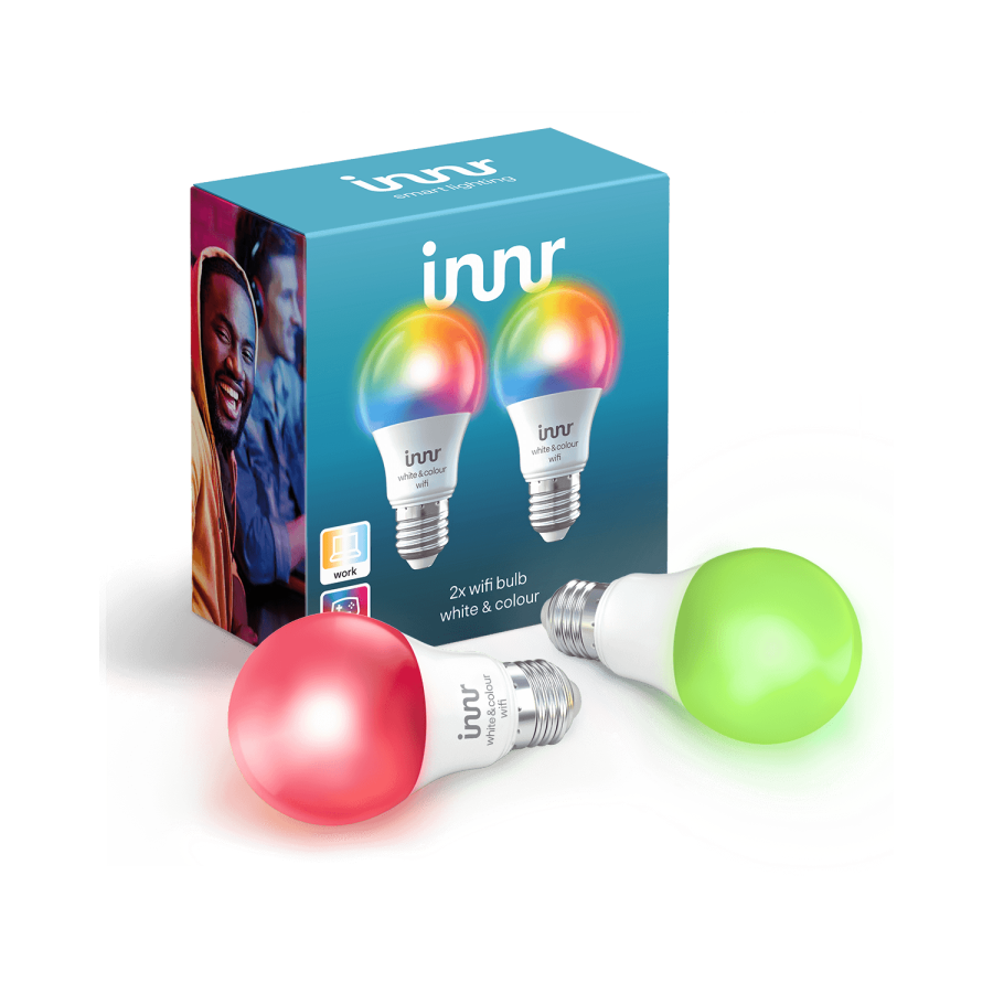 Innr Wifi Bulb E27 Colour 806lm 2 Pack