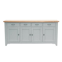 Willis and Gambier Malvern Large Grey 4 Door 3 Drawer Sideboard 