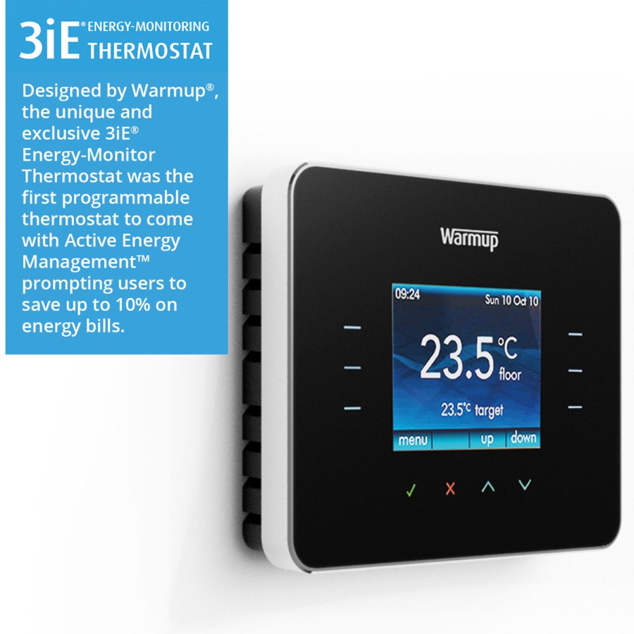 Pink 3iE Underfloor Heating Thermostat - Warmup