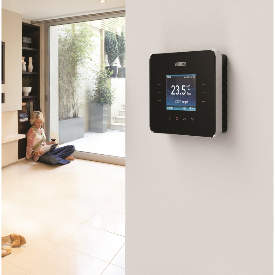 Pink 3iE Underfloor Heating Thermostat - Warmup