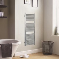 Chrome Heated Towel Rail Radiator 1200 x 500mm - Richmond