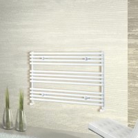 Towelrads Oxfordshire White  Heated Towel Rail Radiator - 600 x 1000mm