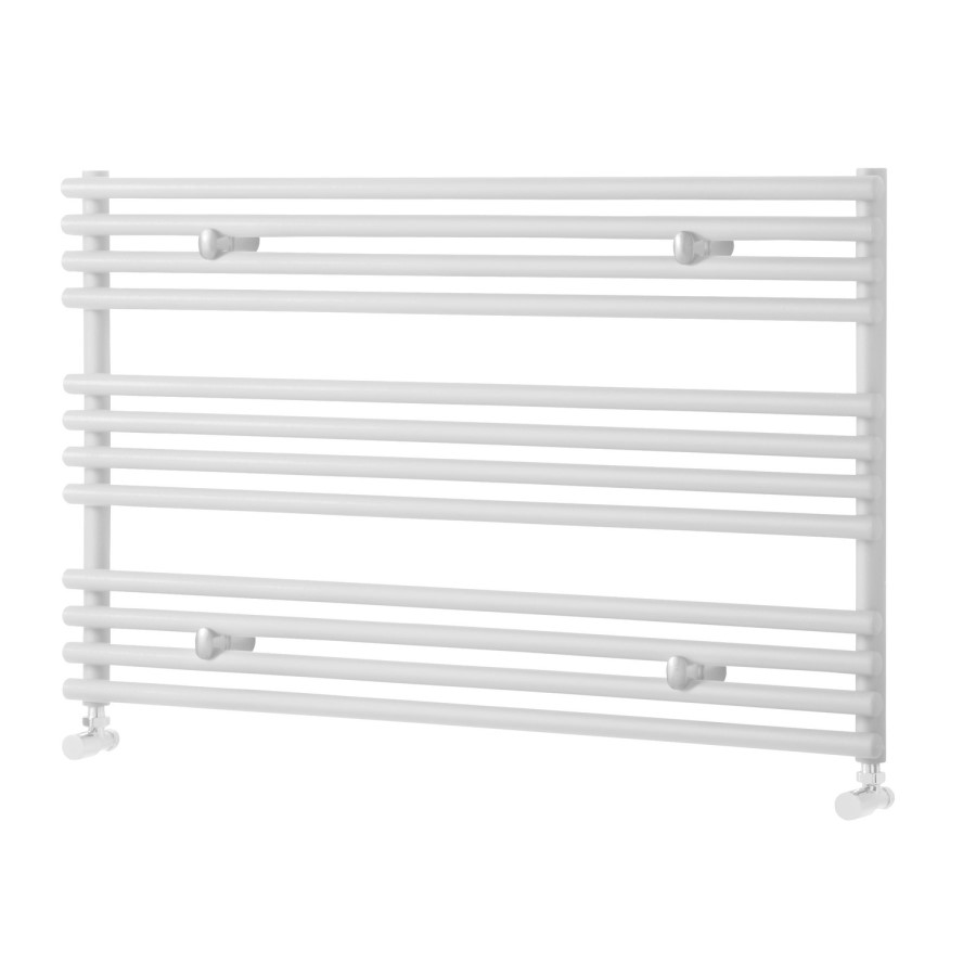 Towelrads Oxfordshire White  Heated Towel Rail Radiator - 600 x 1000mm