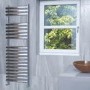 Dorney Chrome Heated Towel Rail - 800 x 500mm