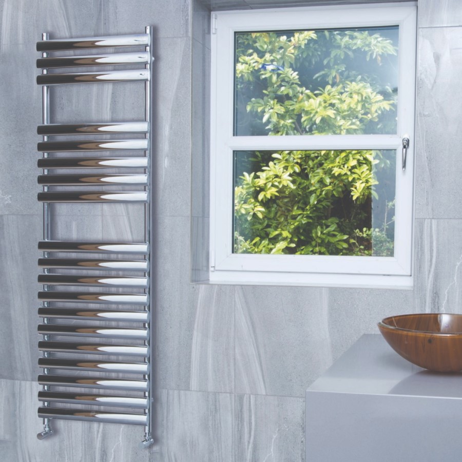 Towelrads Dorney Chrome Towel Radiator - 1200 x 500mm