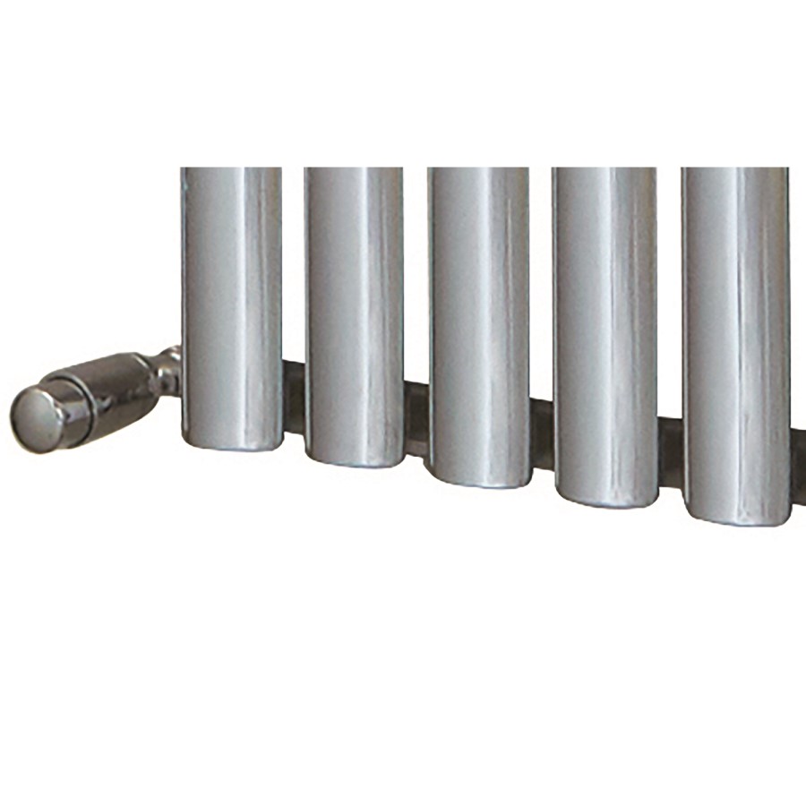 Chrome Horizontal Bathroom Radiator 600 x 832mm